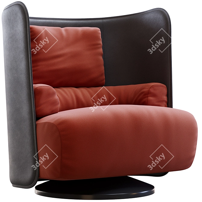 Modern Italian Zanotta Campiello Design 3D model image 2