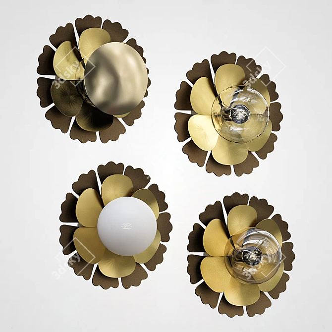 Camellia Wall Sconce - Modern Loft Lighting 3D model image 2