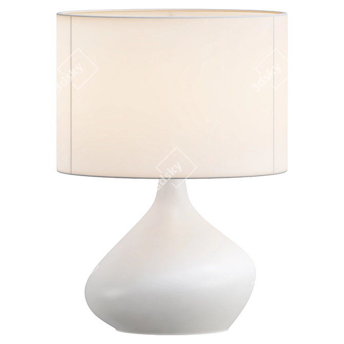 Modern Ceramic Table Lamp Variety 3D model image 1