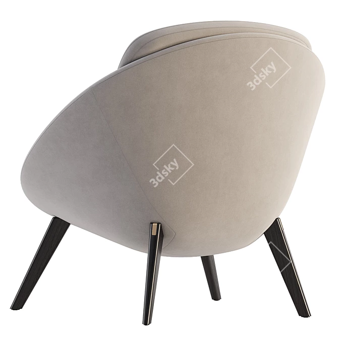 Modern Design LIDO Armchair Minotti 3D model image 5