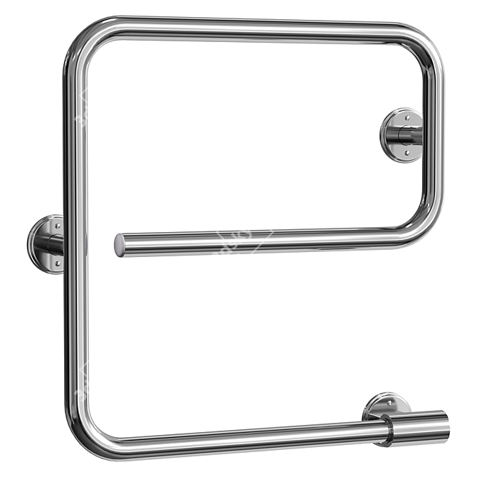 Chrome Electric Towel Warmer 439x478 3D model image 1