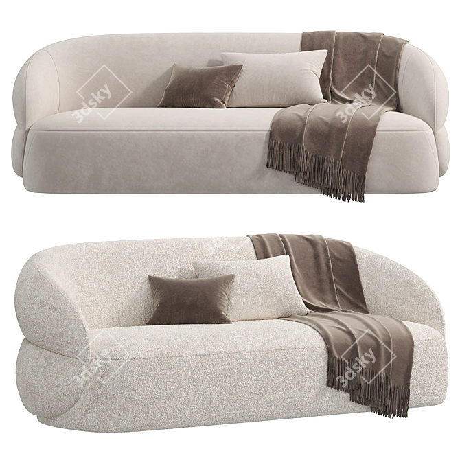 Modern Modular CLIP Sofa 2015 3D model image 2