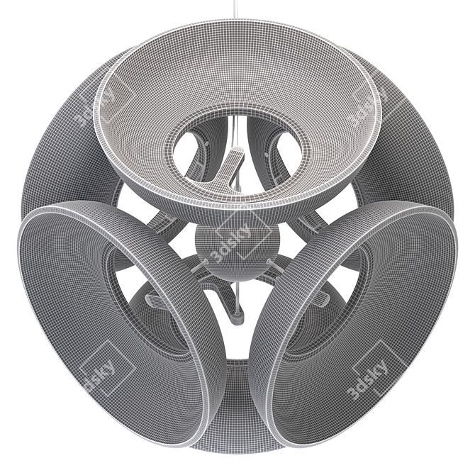 Spherical LED Pendant Light - Absalom 3D model image 7