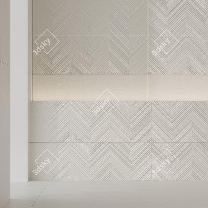 Lumina Tile Peak Light Collection 3D model image 1