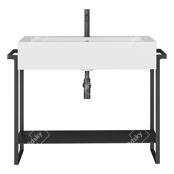 Alice Ceramica Kubo Console Sink 3D model image 2