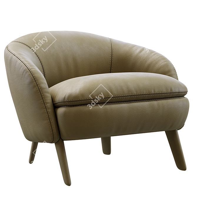 Modern Sutton End Table Furniture 3D model image 10