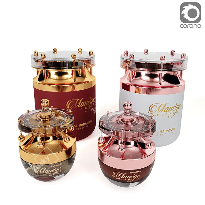 Al-Haramain Arabian Perfume Collection 3D model image 1