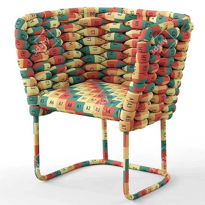 Ami Chair by Paola Lenti 3D model image 5