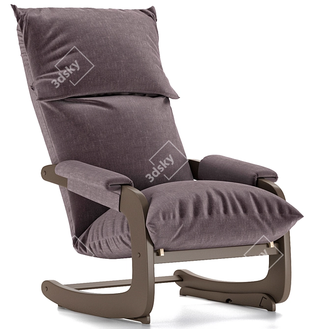 Realistic Brick Chair V-Ray Optimized 3D model image 1