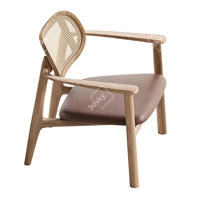 Modern Titus Lounge Chair 2017 3D model image 3