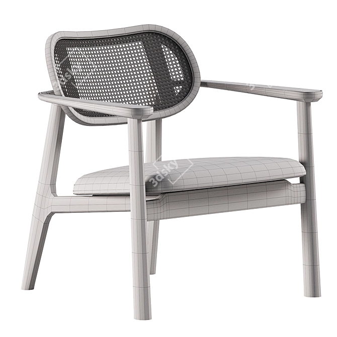 Modern Titus Lounge Chair 2017 3D model image 4
