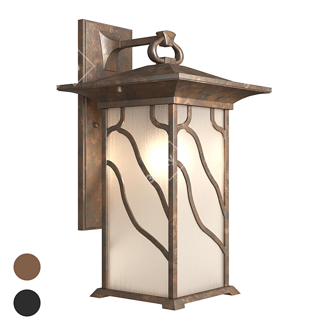 Outdoor Wall Light Kichler Morris 3D model image 1