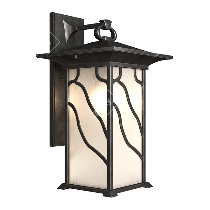 Outdoor Wall Light Kichler Morris 3D model image 2