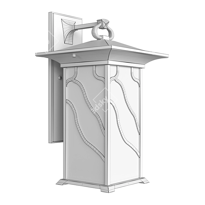 Outdoor Wall Light Kichler Morris 3D model image 4