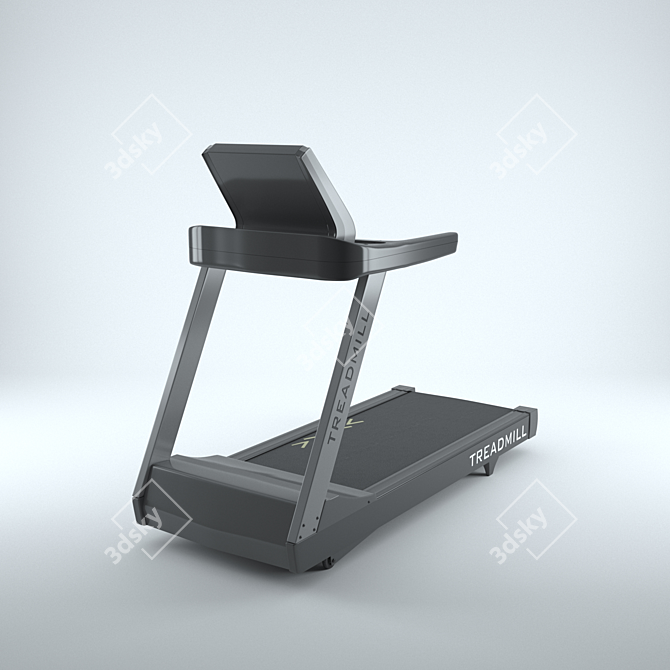 Virtual Trainer Treadmill Model 3D model image 3