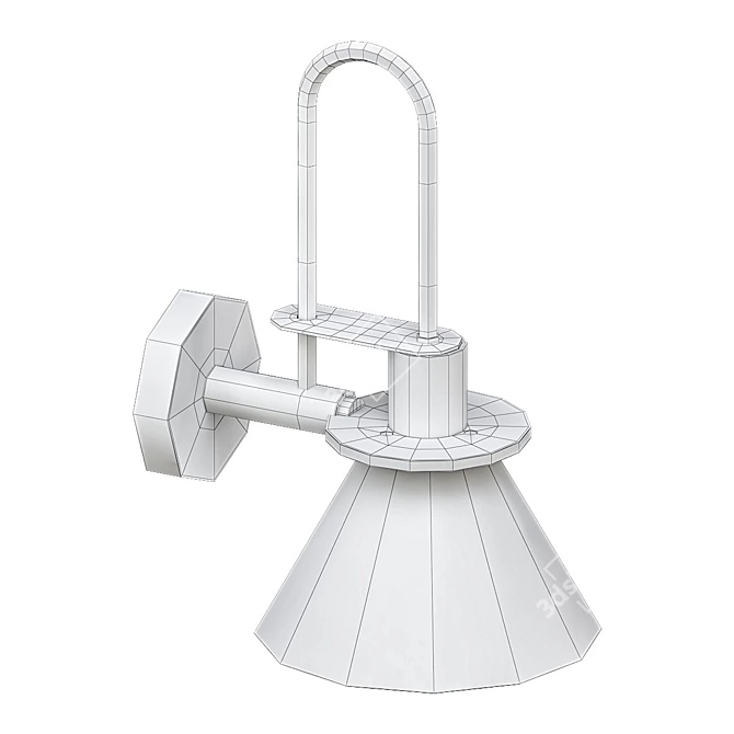 CODA Green Wall Sconce, ImperiumLoft 3D model image 3