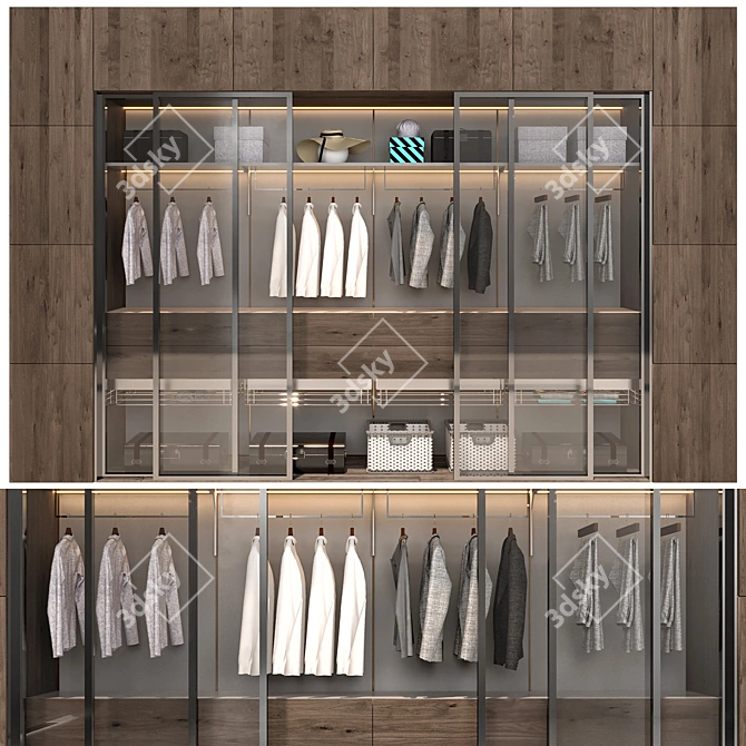  WARDROBE NO20 High-Quality Decorative Model 3D model image 1