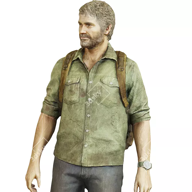 Joel Miller - TLOU Character 3D model image 3