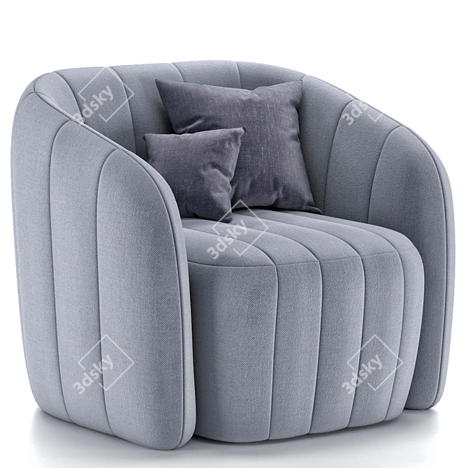 Lecco Comfort Chair Modelling 3D model image 1