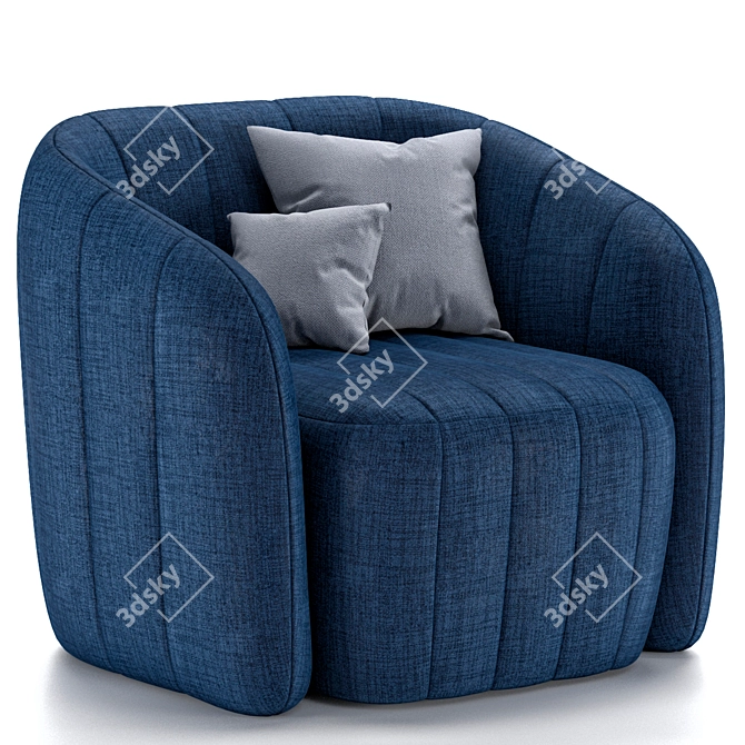 Lecco Comfort Chair Modelling 3D model image 3