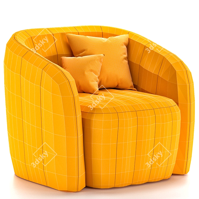 Lecco Comfort Chair Modelling 3D model image 4