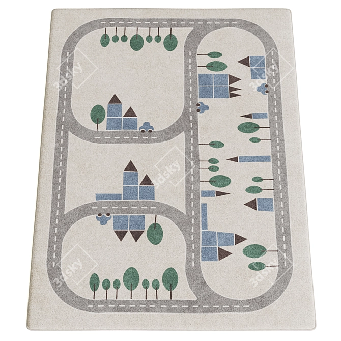 Kids' Rug Set by la Redoute 3D model image 6