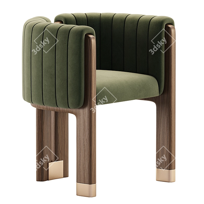 Modern Crawford Armchair Design 3D model image 3