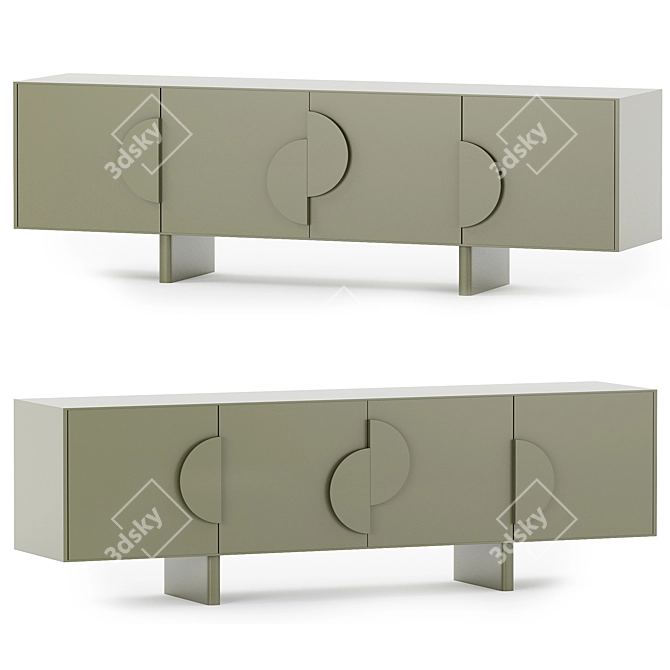 Modern Elegance ZEA Sideboard Design 3D model image 1