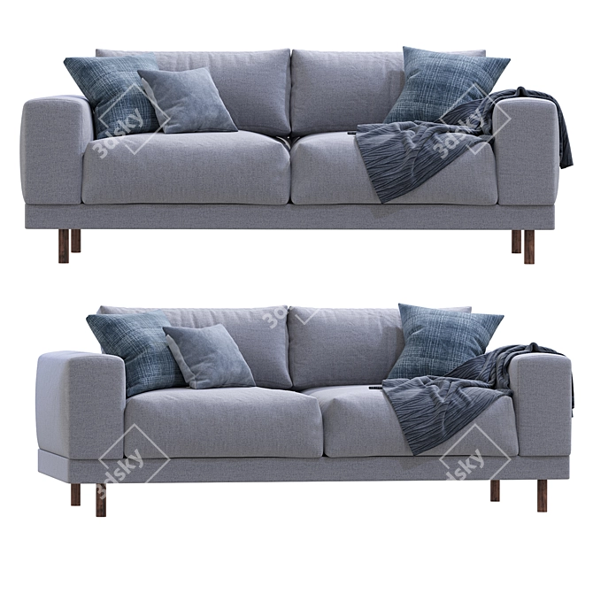 Naxos Sectional Sofa Set 3D model image 1
