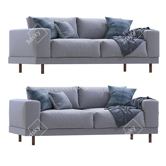 Naxos Sectional Sofa Set 3D model image 2