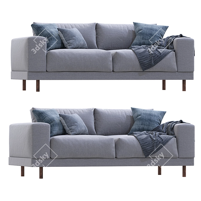 Naxos Sectional Sofa Set 3D model image 3