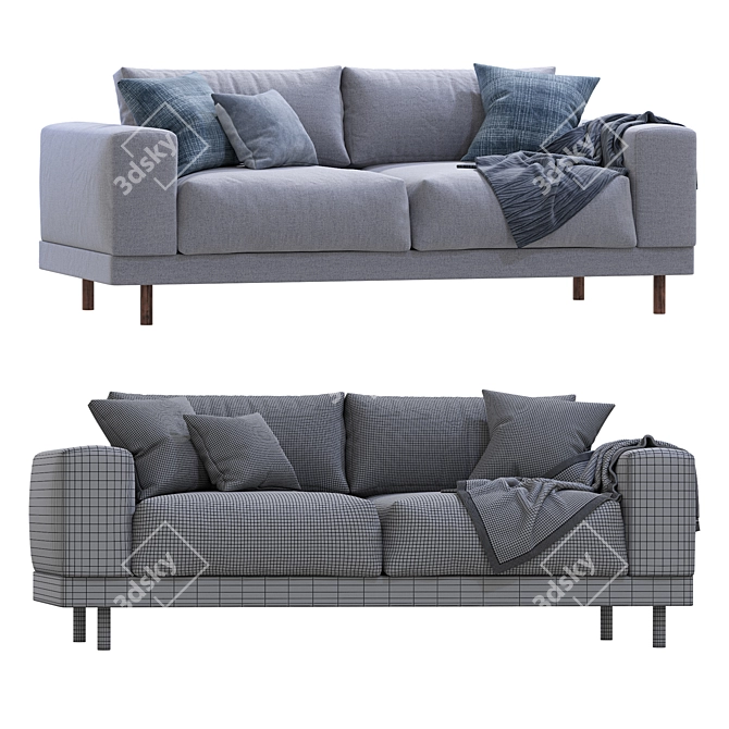 Naxos Sectional Sofa Set 3D model image 4