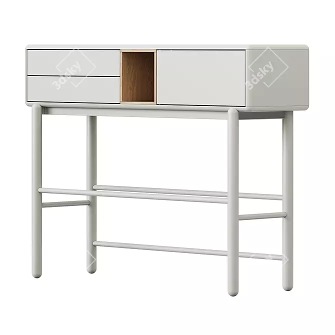 Teulat Corvo Console in Two-tone 3D model image 4