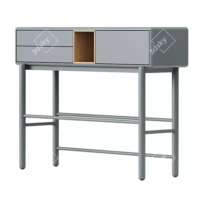 Teulat Corvo Console in Two-tone 3D model image 6