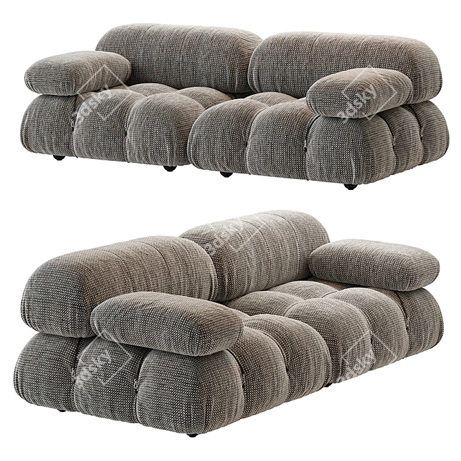 Modern Designer B&B Italia Sofa 3D model image 1