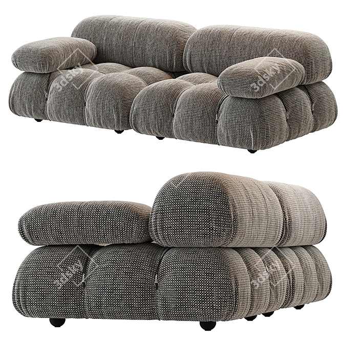 Modern Designer B&B Italia Sofa 3D model image 4