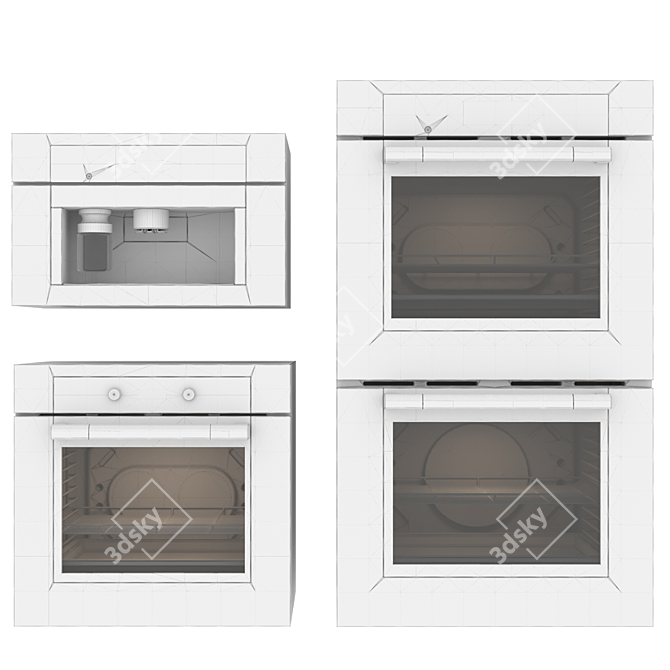 2015 Millimeters 6-Part Model Kit 3D model image 5