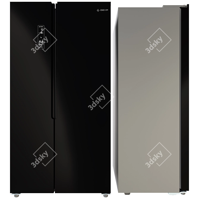 DEXP Side by Side Black 3D model image 1