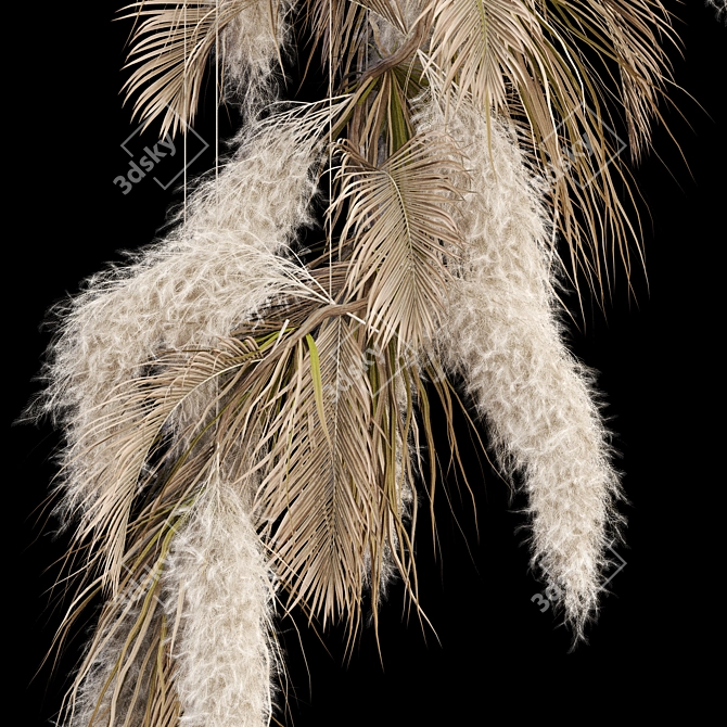 Pampas 04 Ceiling Fixture 3D model image 2