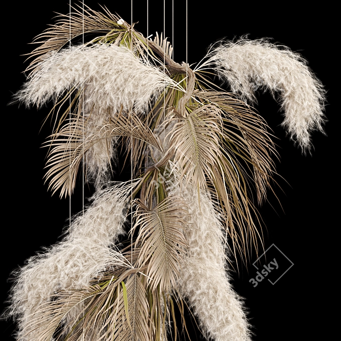 Pampas 04 Ceiling Fixture 3D model image 3