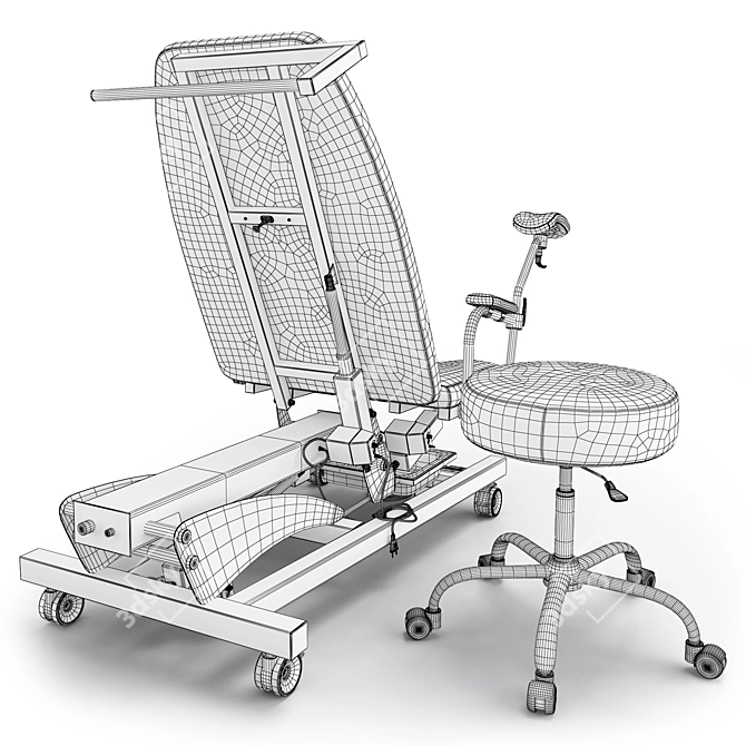 Zerts Gynecological Chair - высокое качество 3D model image 6
