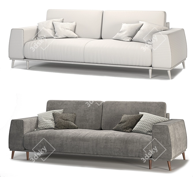 Modern 3D Sofa Laronso Model 3D model image 3