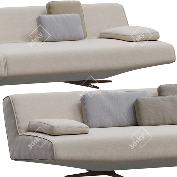 Modern Poliform Sydney Option Furniture 3D model image 2