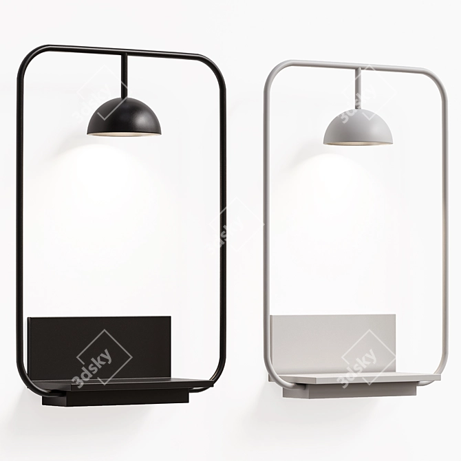  Modern Estiluz Cupolina Wall Lamp 3D model image 3