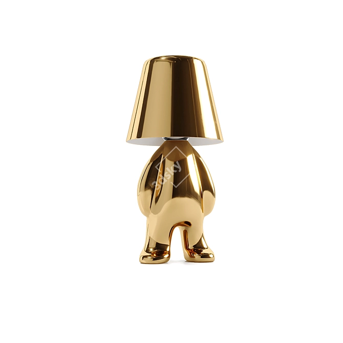 Qeeboo GOLDEN BROTHERS Character Table Lamps 3D model image 7