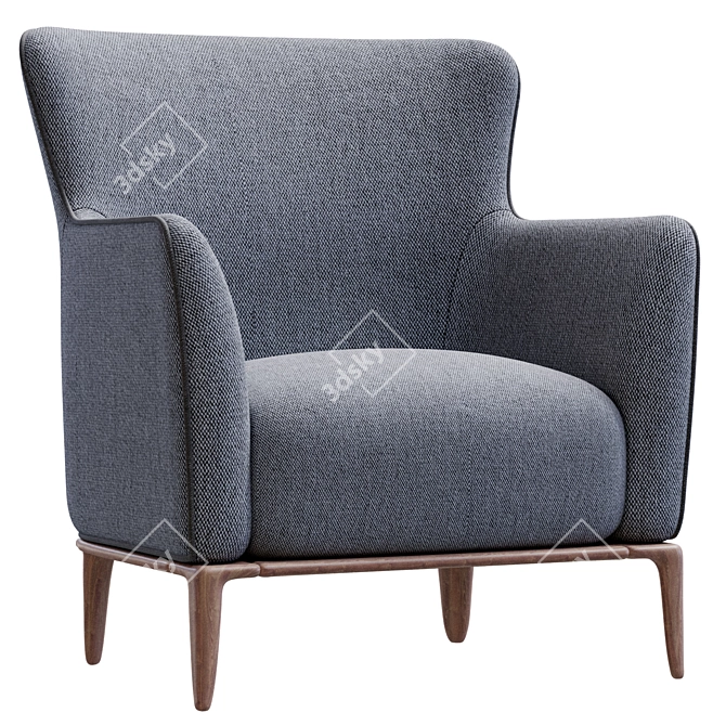 Elegant Relax Chair by Poliform 3D model image 4