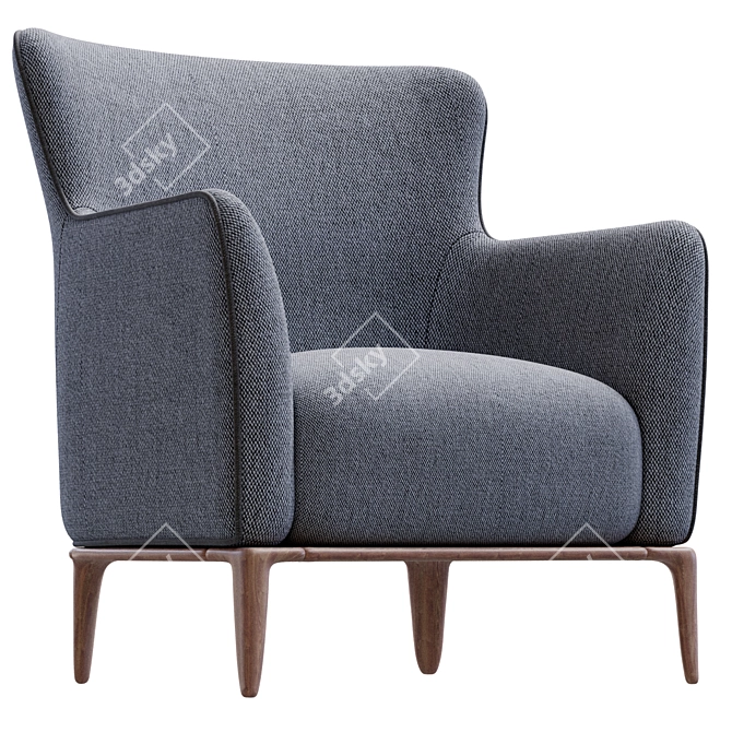 Elegant Relax Chair by Poliform 3D model image 7