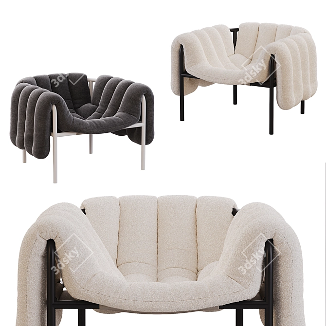 Cloud Comfort Lounge Chair 3D model image 1