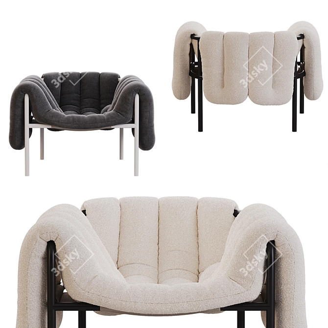 Cloud Comfort Lounge Chair 3D model image 9