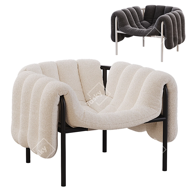 Cloud Comfort Lounge Chair 3D model image 13